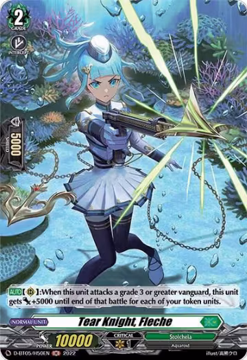 Tear Knight, Fleche (Holo) (D-BT05/H50EN), D-BT05: Triumphant Return of the Brave Heroes — Vanguard card price