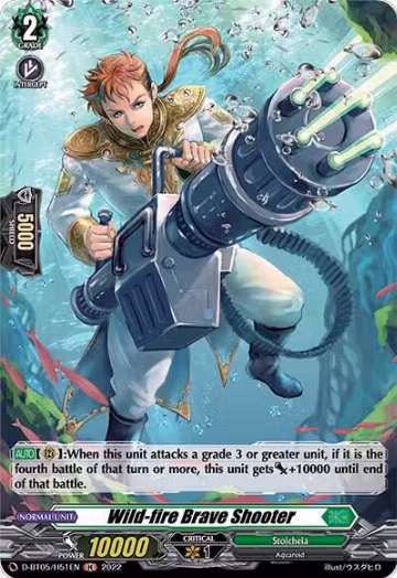 Wild-fire Brave Shooter (Holo) (D-BT05/H51EN), D-BT05: Triumphant Return of the Brave Heroes — Vanguard card price