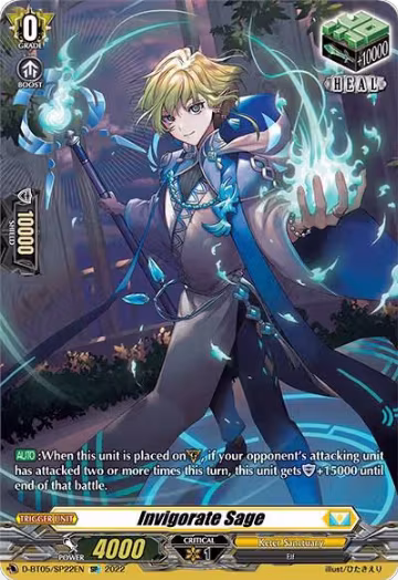 Invigorate Sage (SP) (D-BT05/SP22EN), D-BT05: Triumphant Return of the Brave Heroes — Vanguard card price