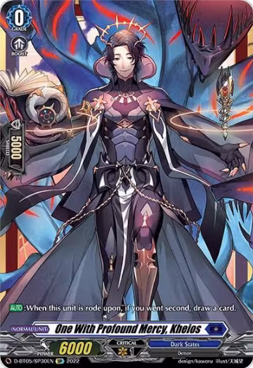 One With Profound Mercy, Kheios (SP) (D-BT05/SP30EN), D-BT05: Triumphant Return of the Brave Heroes — Vanguard card price