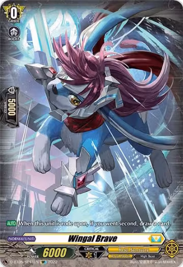 Wingal Brave (SP) (D-BT05/SP41EN), D-BT05: Triumphant Return of the Brave Heroes — Vanguard card price