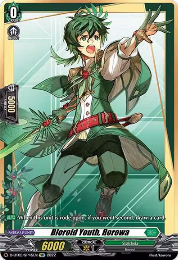 Bioroid Youth, Rorowa (SP) (D-BT05/SP45EN), D-BT05: Triumphant Return of the Brave Heroes — Vanguard card price