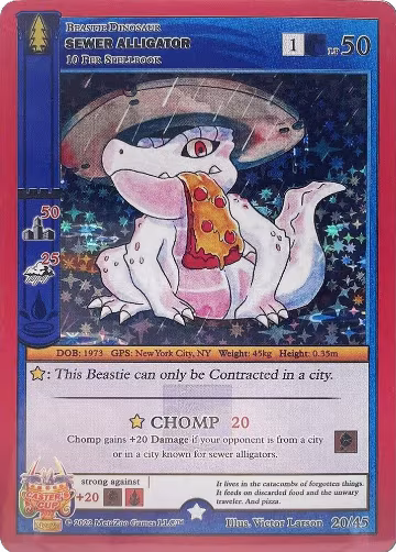 Sewer Alligator (20/45), Caster's Cup Promo Cards — MetaZoo card price