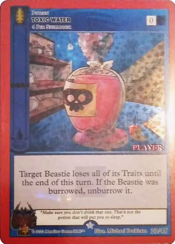 Toxic Water (Player Stamped) (23/45), Caster's Cup Promo Cards — MetaZoo card price