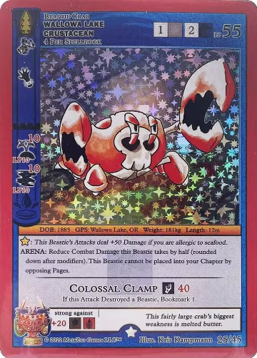 Wallowa Lake Crustacean (25/45), Caster's Cup Promo Cards — MetaZoo card price