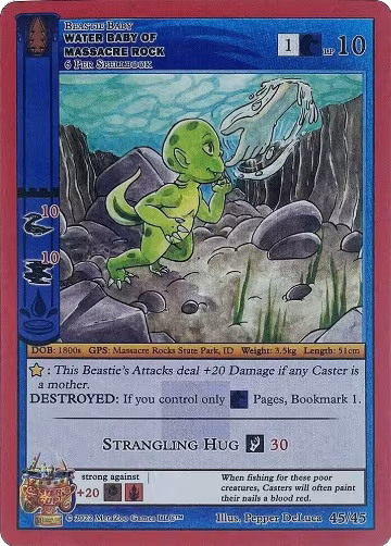 Water Baby Of Massacre Rock (45/45), Caster's Cup Promo Cards — MetaZoo card price