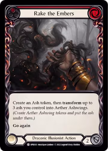 Rake the Embers (Red) (UPR033), Uprising — Flesh & Blood card price