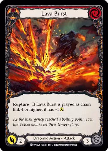 Lava Burst (UPR098), Uprising — Flesh & Blood card price