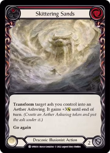 Skittering Sands (Red) (UPR036), Uprising — Flesh & Blood card price