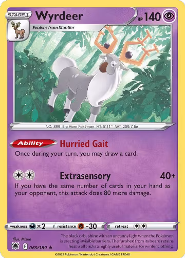 Wyrdeer - 069/189 (069/189), Deck Exclusives — Pokémon card price