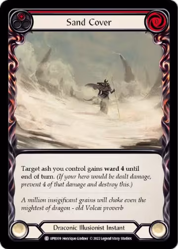 Sand Cover (Red) (UPR039), Uprising — Flesh & Blood card price