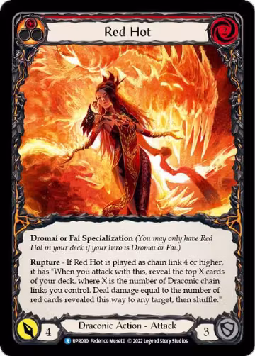 Red Hot (UPR090), Uprising — Flesh & Blood card price
