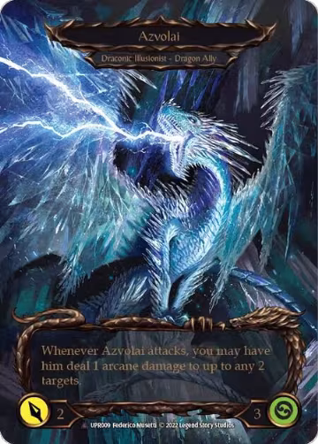 Invoke Azvolai // Azvolai (Marvel) (UPR009), Uprising — Flesh & Blood card price