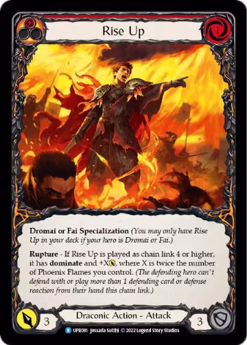 Rise Up (UPR091), Uprising — Flesh & Blood card price