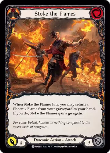 Stoke the Flames (UPR100), Uprising — Flesh & Blood card price
