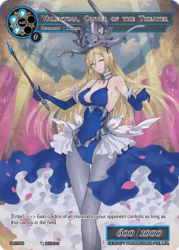 Valentina, Owner of the Theater (RL2206), Promo Cards — Force of Will card price