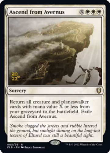 Ascend from Avernus (5), Prerelease Cards — Magic card price