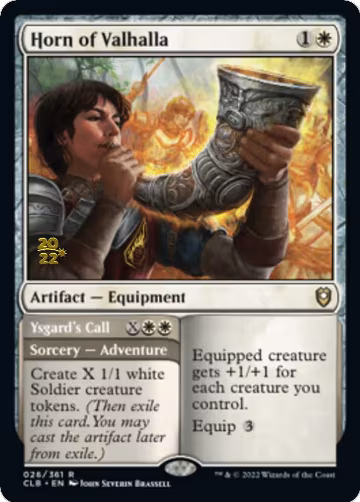 Horn of Valhalla (26), Prerelease Cards — Magic card price