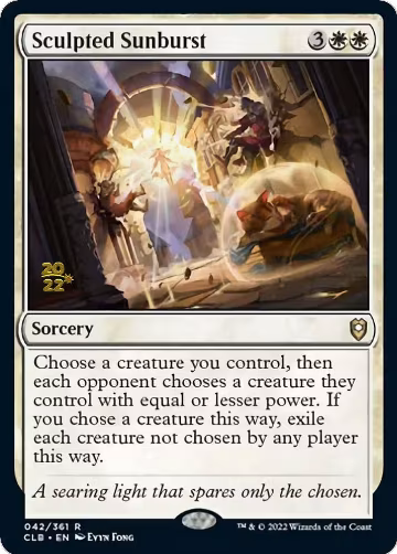 Sculpted Sunburst (42), Prerelease Cards — Magic card price