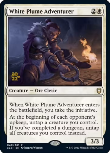 White Plume Adventurer (49), Prerelease Cards — Magic card price