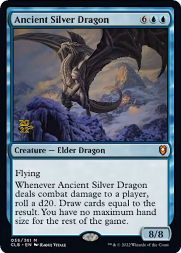 Ancient Silver Dragon (56), Prerelease Cards — Magic card price