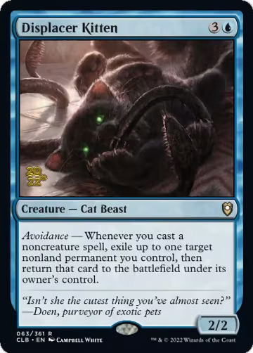 Displacer Kitten (63), Prerelease Cards — Magic card price