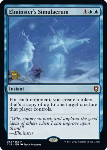 Elminster's Simulacrum (68), Prerelease Cards — Magic card price