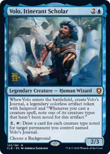 Volo, Itinerant Scholar (103), Prerelease Cards — Magic card price