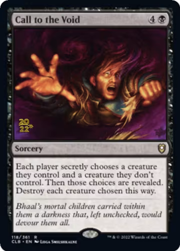 Call to the Void (118), Prerelease Cards — Magic card price
