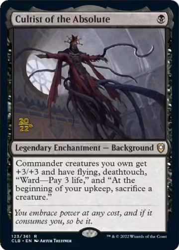 Cultist of the Absolute (123), Prerelease Cards — Magic card price