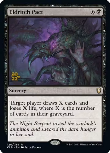 Eldritch Pact (126), Prerelease Cards — Magic card price