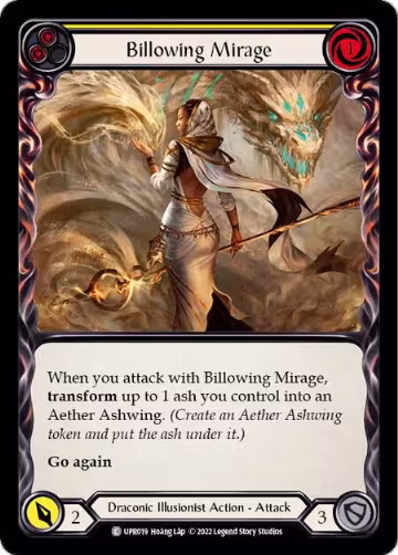 Billowing Mirage (Yellow) (UPR019), Uprising — Flesh & Blood card price