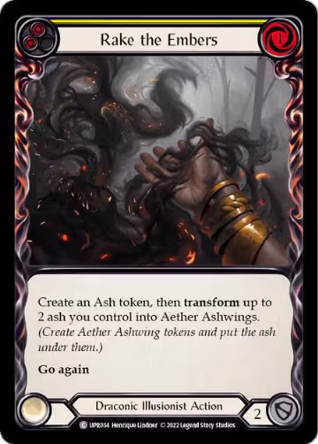 Rake the Embers (Yellow) (UPR034), Uprising — Flesh & Blood card price