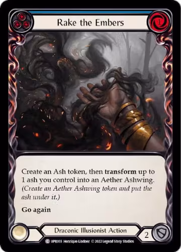 Rake the Embers (Blue) (UPR035), Uprising — Flesh & Blood card price