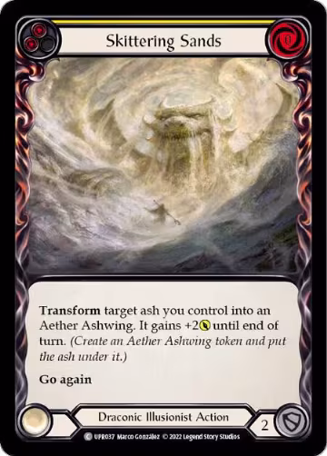 Skittering Sands (Yellow) (UPR037), Uprising — Flesh & Blood card price
