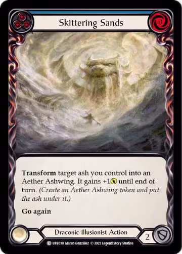 Skittering Sands (Blue) (UPR038), Uprising — Flesh & Blood card price