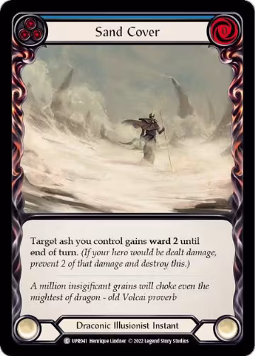 Sand Cover (Blue) (UPR041), Uprising — Flesh & Blood card price