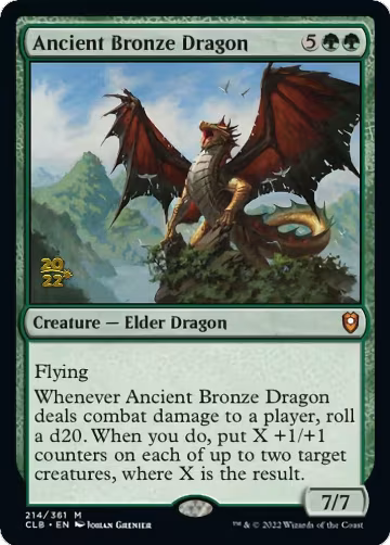 Ancient Bronze Dragon (214), Prerelease Cards — Magic card price