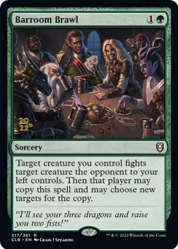 Barroom Brawl (217), Prerelease Cards — Magic card price