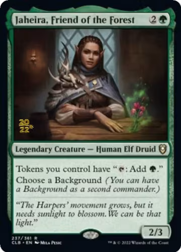 Jaheira, Friend of the Forest (237), Prerelease Cards — Magic card price