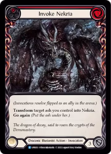 Invoke Nekria // Nekria (UPR013), Uprising — Flesh & Blood card price