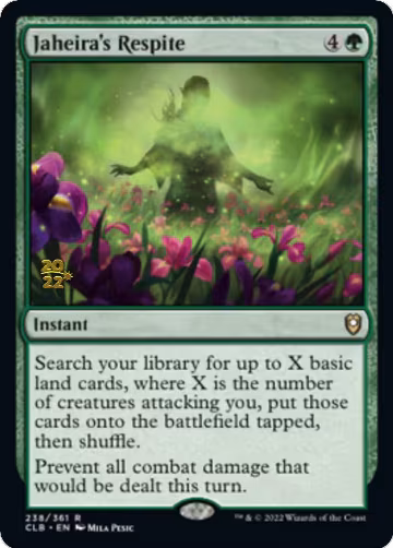 Jaheira's Respite (238), Prerelease Cards — Magic card price