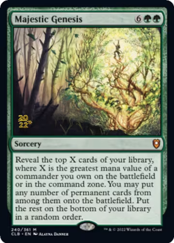 Majestic Genesis (240), Prerelease Cards — Magic card price