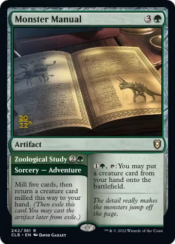Monster Manual (242), Prerelease Cards — Magic card price
