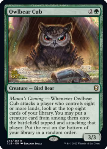 Owlbear Cub (246), Prerelease Cards — Magic card price