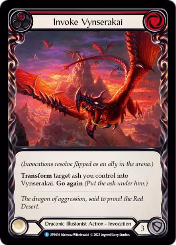 Invoke Vynserakai // Vynserakai (UPR016), Uprising — Flesh & Blood card price