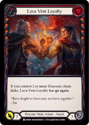 Lava Vein Loyalty (Red) (UPR069), Uprising — Flesh & Blood card price