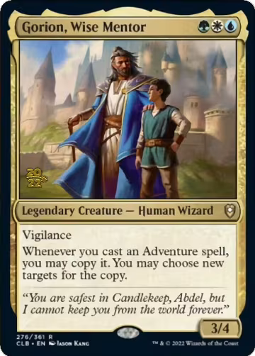 Gorion, Wise Mentor (276), Prerelease Cards — Magic card price