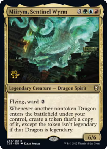 Miirym, Sentinel Wyrm (284), Prerelease Cards — Magic card price