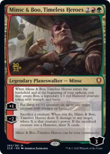 Minsc & Boo, Timeless Heroes (285), Prerelease Cards — Magic card price